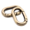 Carabiner Metal Spring Key Ring, 10 PCS Spring Keyring Buckle,