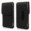 DFV mobile - Leather Flip Belt Clip Metal Case Holster