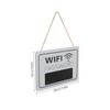 STOBOK Elegant Wooden Door Sign Password for Home Office Guest