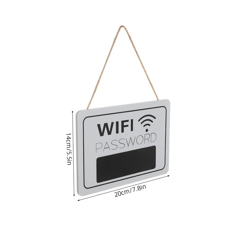 STOBOK Elegant Wooden Door Sign Password for Home Office Guest