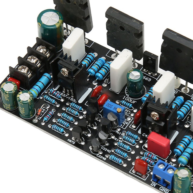 200W Mono Power Amplifier Board High Power A1943 C5200 Digital