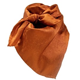 Wild Rag Copper Silk Jacquard