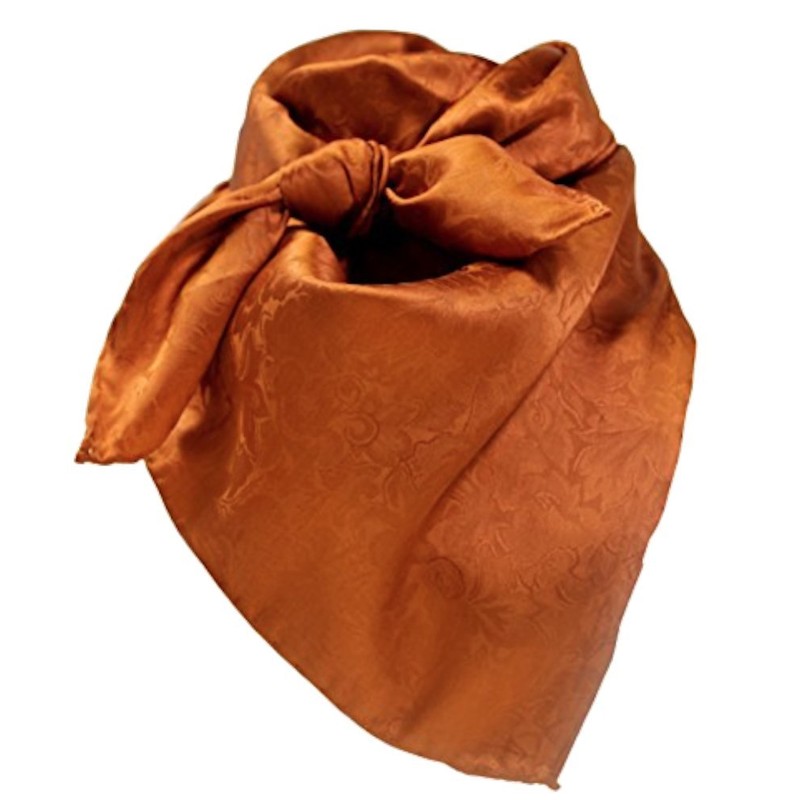 Wild Rag Copper Silk Jacquard