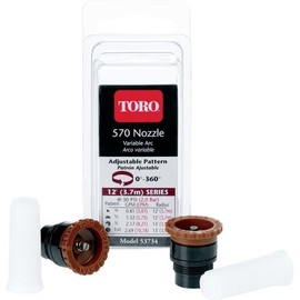 Toro Plastic 12 ft. Adjustable, 0-360 Degrees Nozzle