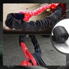 Flylin Winch Rope Protector, Universal Polyester Winch Rope Sleeve, Black,