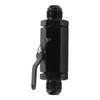 Fuel Shut Off Check Valve 6061 Aluminum Alloy Black Anodized