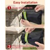 Outdoor Faucet Covers for Winter 3 Pack, Thickened Insulated Pipe