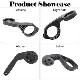 SIAOBIULYG Out Front Bike Mount Black Bicycle Computers Mount Plastic Bike Computer Front Mount Bicycle Combo Extended Mount Adapter for Handlebar 25.4mm/31.8mm Model Number 200/500/510/520/800/810
