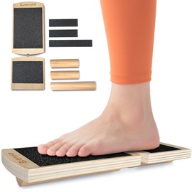 Evomake Ankle Balance Board - Foot Strengthener for Plantar Fasciitis, Foot Arch Stretcher, Sprained Ankle Recovery, Stability Exercises & Posture-Correction | Single-Leg | Non-Slip | AKS-2506H