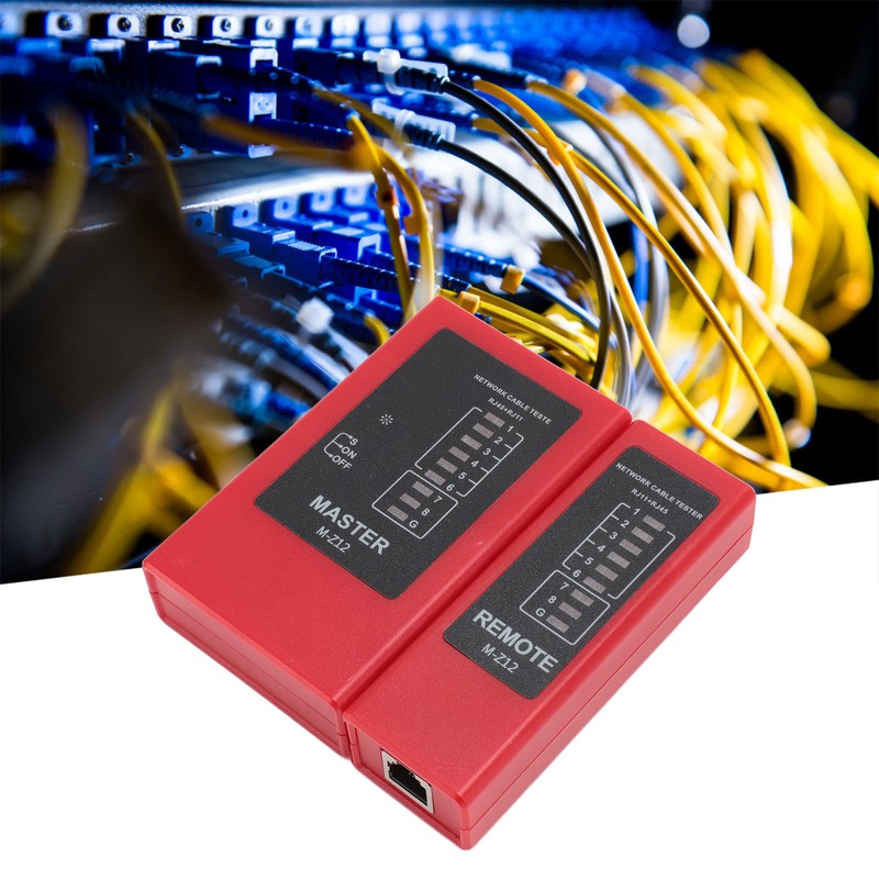 Network Cable Tester with LED Display for RJ45 RJ11 RJ12