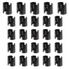 Wire Shelf Clips for 3/4" Post, 25 Pairs 50 Pieces