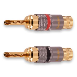 Rembus BS-219 High End Banana Plug Gold-Plated Tube Pack of 4