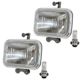 Caltric Set Of 2 Headlights Compatible with Honda Trx300 Fourtrax 300 2X4 1988-2000 with Bulb