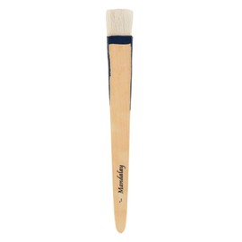 Creative Mark Mandalay Artist Goat Hair Hake Brush, Super Soft Hair for Holding Color for Large Surface Coverage, size 1"