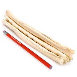 ValueBull USA Retriever Rolls for Small Dogs, Premium Rawhide, Thin 10 Inch, 100 Count Bulk Pack - Natural & Safe, USA Beef Hide, Long Lasting, Chemical Free, No Artificial Flavors