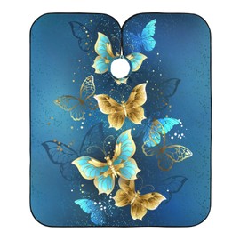 SDMKA Butterfly Professional Barber Cape Waterproof Hair Cutting Salon Cape with Snap Closure Multifunctional Barber Apron for Men and Women