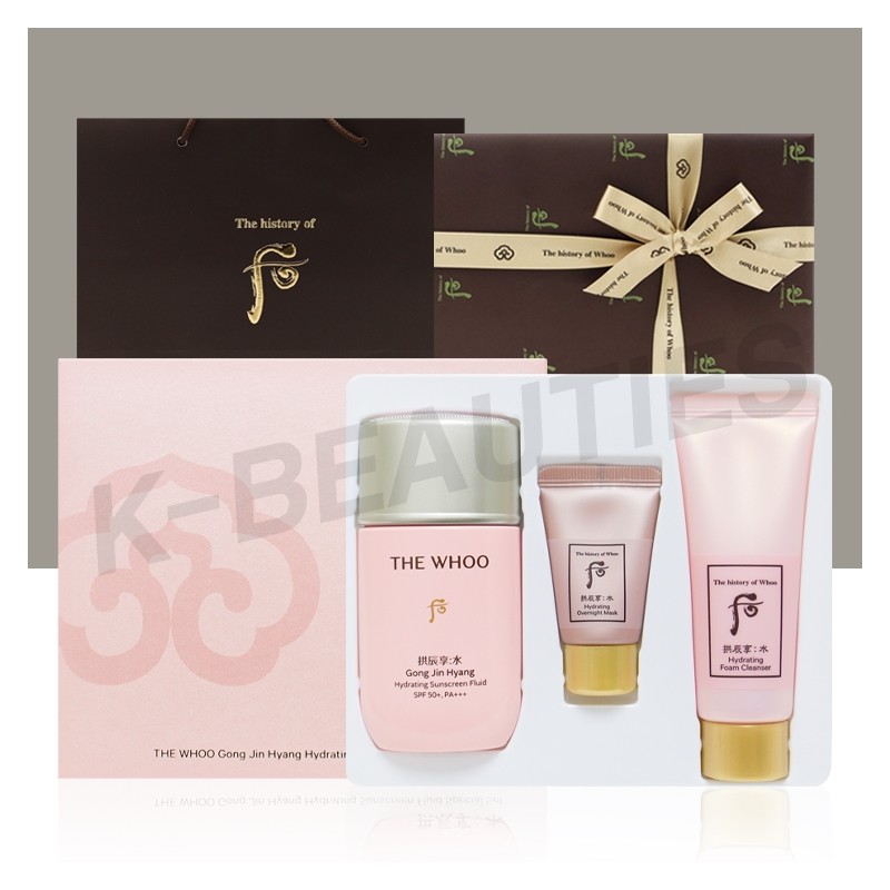 The Who Gongjinhyang Suyeon Moisture Sun Cream Special Set (60ml+13mlx4)