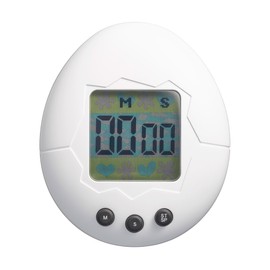CCP (Ccp) Tamagotchi Kitchen Timer, Tamagotchi Kitchen Timer, Cute, Study, Learning, Cooking, First Generation Design, Charanix KH-CT82-TWH