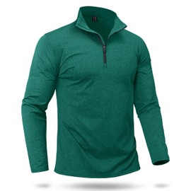 Boladeci Golf Shirts for Men Quarter Zip Pullover Sweatshirts Long Sleeve Fleece Lined Thermal Clothes Half 1/4 1/2 Zip Fall Winter Shirts Golf Accessories Golf Gifts for Men Zip Up Sweater