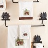 BLACK FOREST DECOR Walk Black Bear 24 Inch Towel Bar