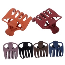 WOONEKY Set of 6 French Style Hair Clips Hair Barrettes Non-slip Mini Hairpins for Styling