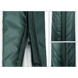 Sekey® Parasol Cover for Ø 300 cm Parasols, Patio Umbrella Covers with Zipper Telescopic Pole, 100% Polyester Waterproof Windproof Rip Proof, Green - 175×30.5/36.5cm