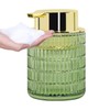 Tonxus Green Foaming Soap Dispenser, Glass Foam Hand Soap Dispenser