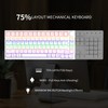 Newmen GM326 75% Percent Mechanical Keyboard,Wired Mini Backlit Hot Swappable