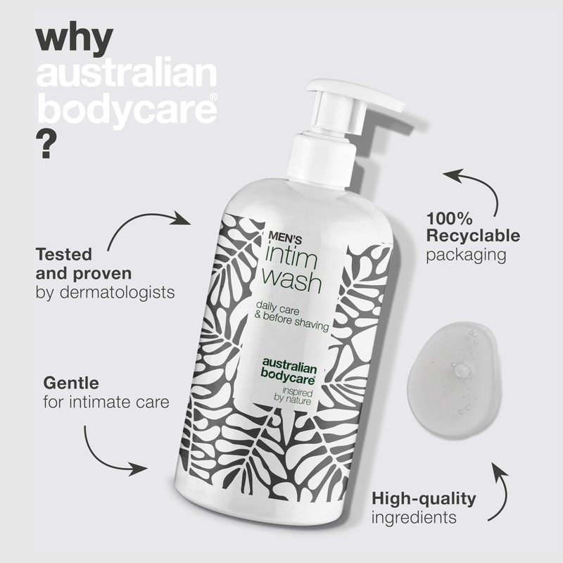 Men's Intimate Wash 500 ml for Irritation, Itching, and Odor