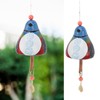 Resin Bird Wind Chime Resin Wood Hand Painted Delightful Melody