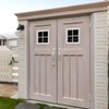 COLORPAPA 2 Pack Shed Windows, 12"x12" Transom Window Fixed Design