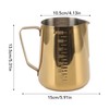 Milk Frothing Pitcher Dual Scale 304 Stainless Steel Milk Frother