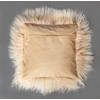Genuine Mongolian Sheepskin Cushion Pillowcase 40x40cm (big variety of colours)