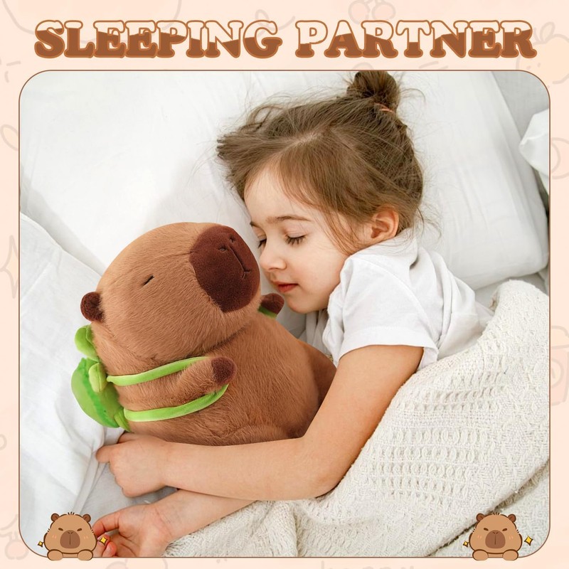 LEWBDF Capybara Plush Toy, 25 cm Capybara Cuddly Toy with