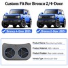 qbvk Removable Rear Cup Holder for Ford Bronco 2021 2022