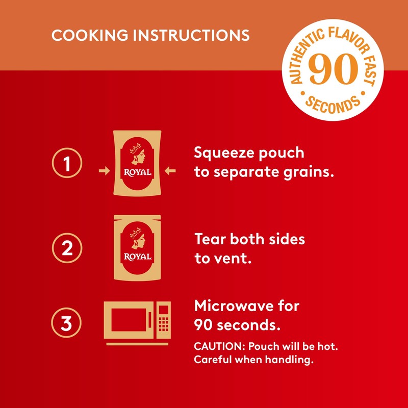 Royal Tikka Masala Basmati Rice - Ready to Heat Basmati