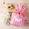 Pink Stripe Clear Cello Bags Candy Plastic favor cellophane Treat