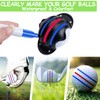 6 Pack Golf Ball Line Marker Tool with Travel Case,