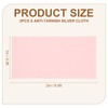sourcing map 2Pcs Anti-Tarnish Silver Cloth, 6.6 x 3.3 ft