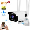 1080P Security Outdoor Camera PTZ 2.4Ghz WiFi IP66 Waterproof 20‑LED