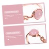 Healeved 1set Elegant Moonstone Rings for Women Promise Jewelry Present