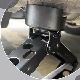 LEONTOOL 2 Pcs Floor Jack Rubber Pads Adapter Universal Jack Stand Pads Adapter Rubber Jack Pads for Floor, Pinch Weld Side Frame Rail Protector, Car Vehicle Lift Frame Rail Protection Accessories