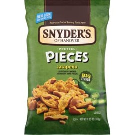 Snyder's of Hanover Jalapeno Pretzel Pieces, 10-Ounce Packages (Pack of 12)