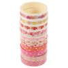 NUOBESTY 10rolls Valentine's Day Washi Tape Love Heart Patterns Decorative