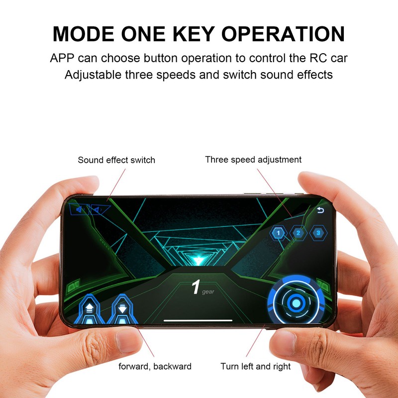 Mini RC Car with Can Box Power Induction Fourway Remote