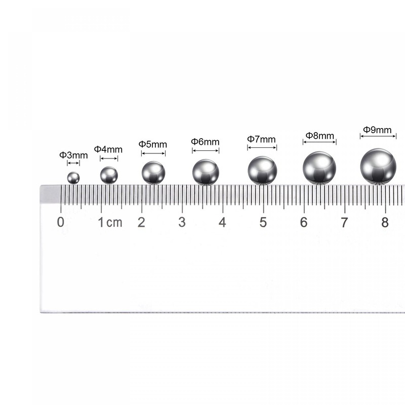sourcing map Pack of 200 7 mm Carbon Steel Storage