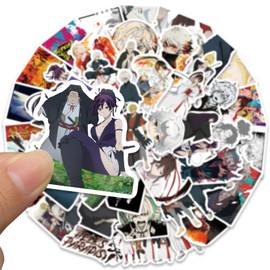 For Hell Raku Stickers Set, Fashionable Anime for Hell Raku Stickers, Waterproof, Cute Cartoon Stickers, Notebook, Stickers, DIY, Car, Motorcycle, Helmet, PC, Snowboard, Smartphone, Stickers,