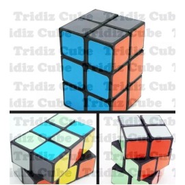 Z Cube 2x2x3 Black Cuboid Cube twisty puzzle smooth New Fun Toy - US SELLER -NEW-SHIP24