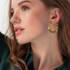 YeGieonr Chunky Gold Hoop Earrings for Women, Lightweight Stainless Steel
