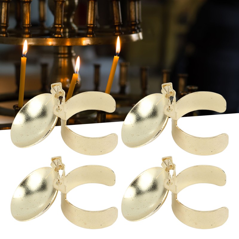 4PCS Automatic Candle Snuffer Ring Candle Wick Snuffer Stopper Stainless